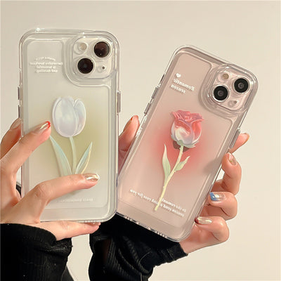 Tulip All-inclusive Phone Case For iPhone 15