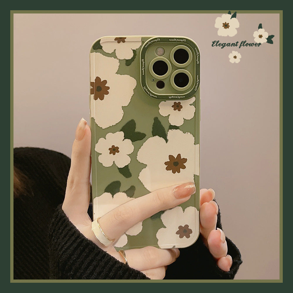 Back Cover Flower Art Applicable Phone Case For iPhone 15