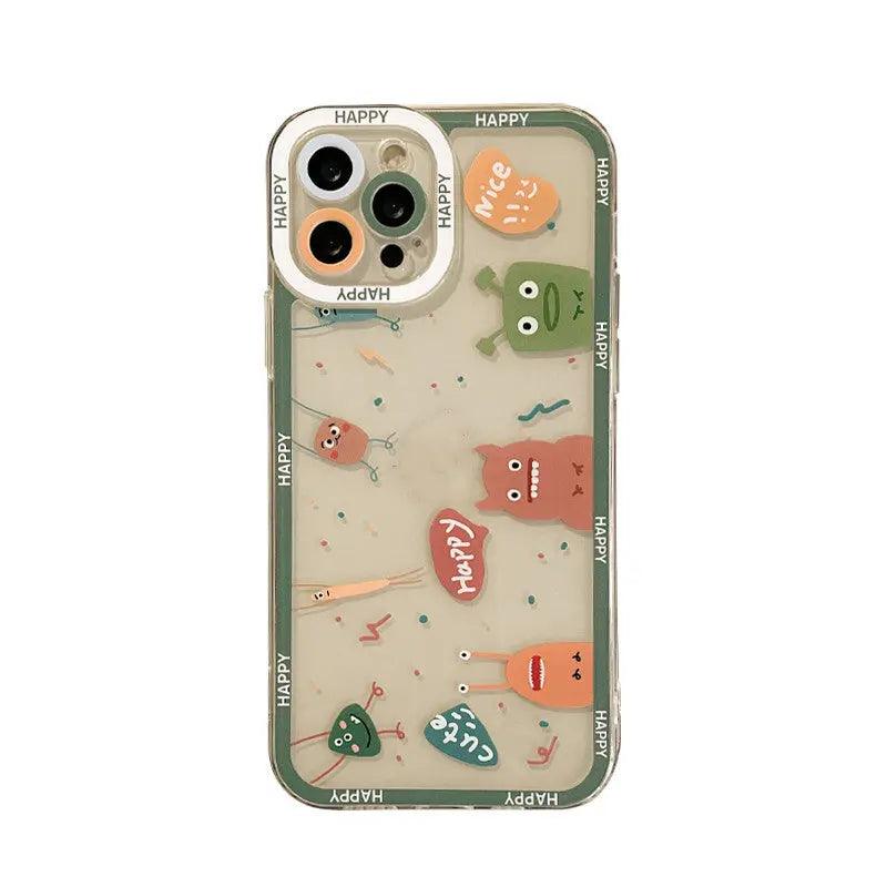 Creative Cute Print Couple Shockproof Phone Case - MyMobile