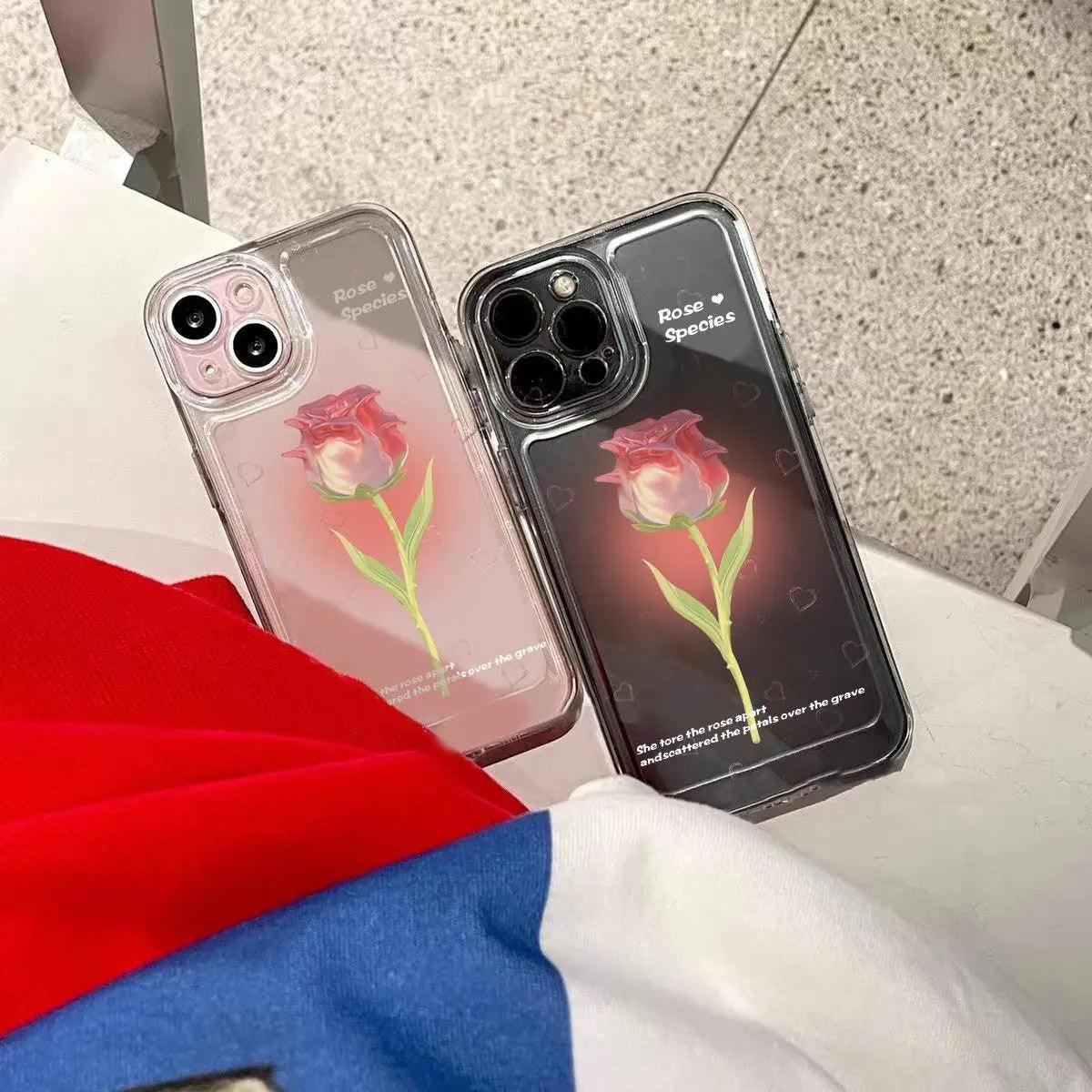 Rose  Mobile Phone Case 13promax Female Online Only