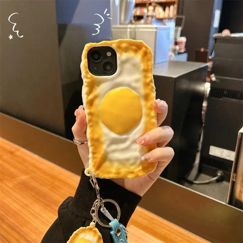 Personalized Poached Egg Strap Mobile Phone Case Online Only