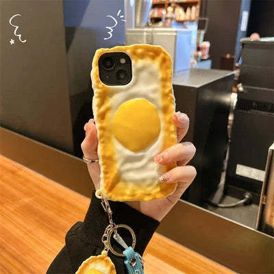 Personalized Poached Egg Strap Mobile Phone Case Online Only