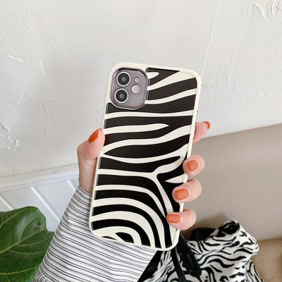 Fine Hole Mobile Phone Case Zebra Pattern Online Only