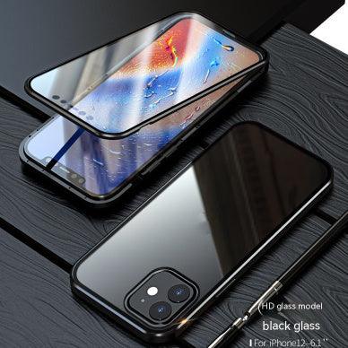 Double-sided Magnetic King 14 Phone Case Peep-proof Glass - MyMobile