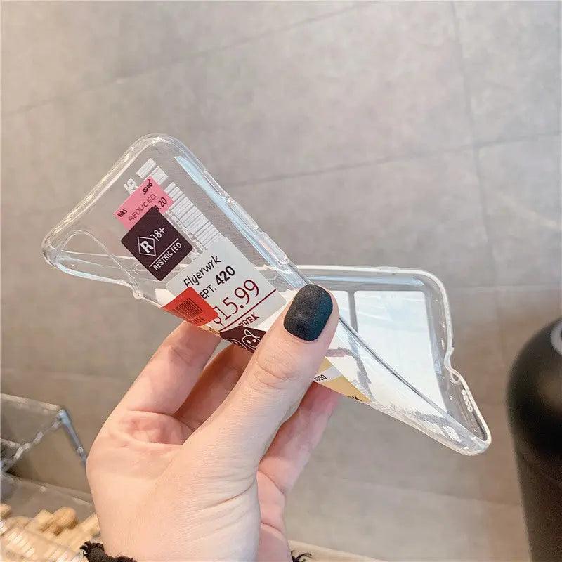 Transparent barcode mobile phone case - MyMobile