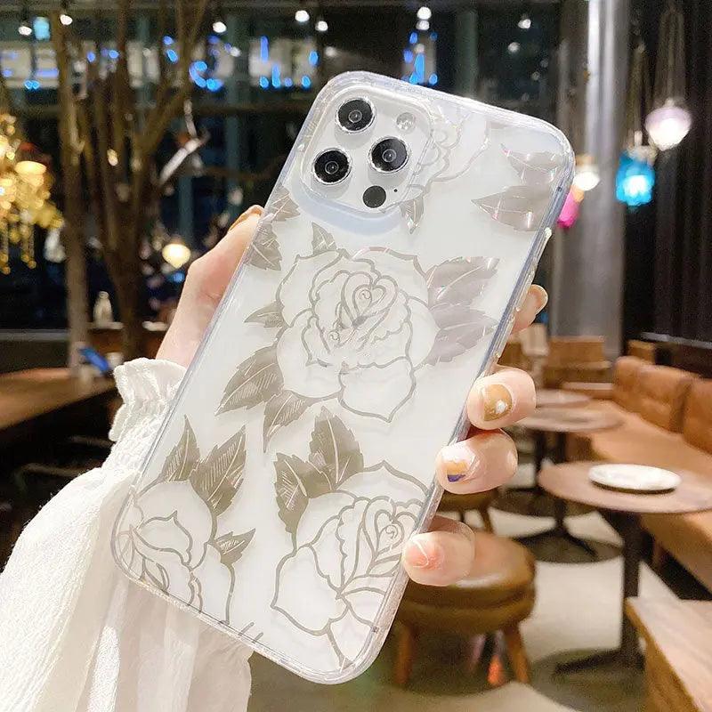 Electroplating Printing Creative Silicone Phone Case Online Only