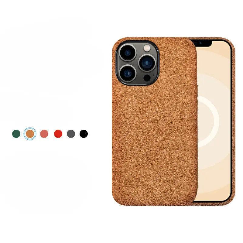 Plush Warm All Inclusive Mobile Phone Case Magnetic Type - MyMobile