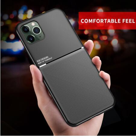 Compatible With Apple, Car Magetic Leather Texture Case For iPhone 14