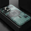 Back Cover Luminous Magnetic Phone Case For iPhone 15