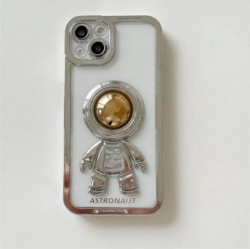 Ins Electroplating Three-dimensional Astronaut Mobile Phone Case - MyMobile