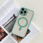 Magnetic Charging Mobile Phone Case With Plated Frame For iPhone 14