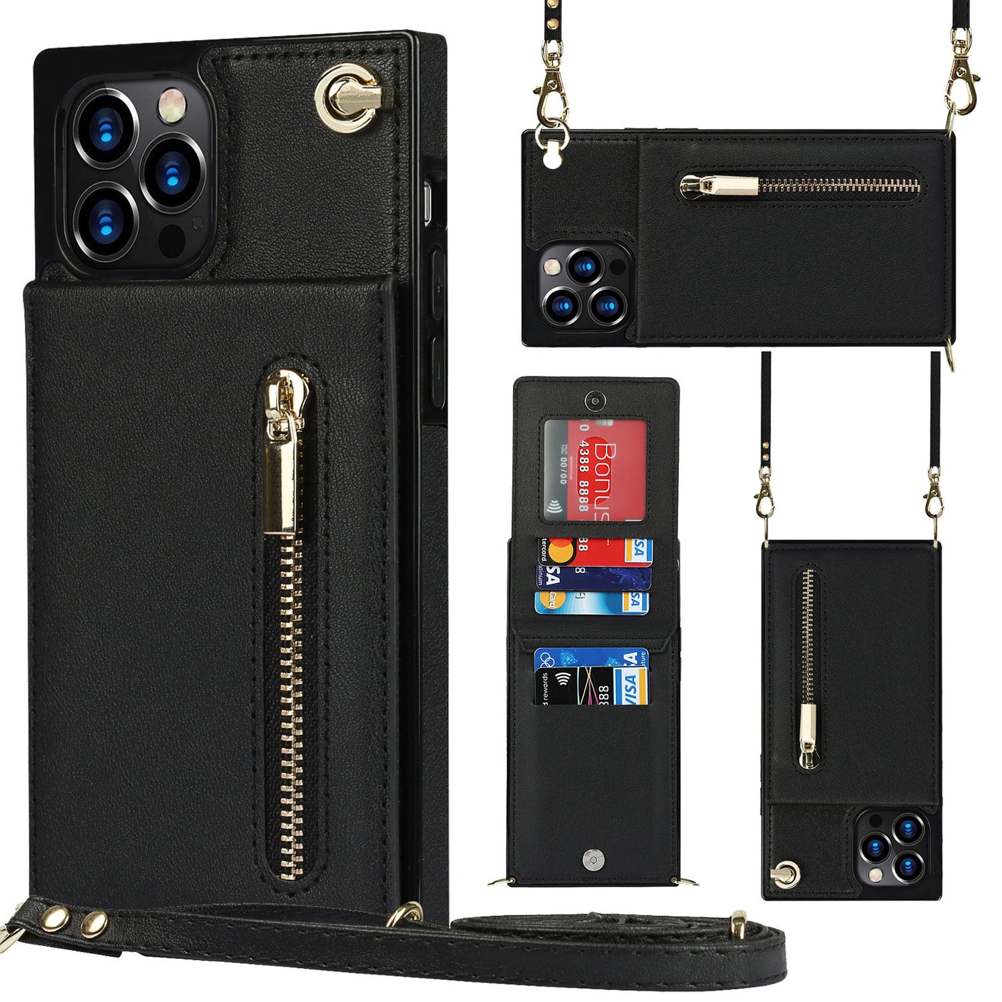 Zipper Phone Case Phone Case Crossbody - MyMobile