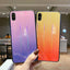 Gradient glass phone case