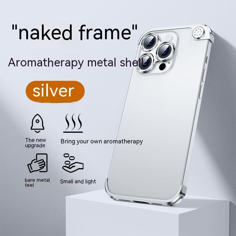 Applicable Universal Phone Case Mobile Phone Case Aromatherapy Metal For iPhone 15