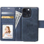 Hanman 2 In 1 Detachable Magnetic Flip Leather Wallet Cover Case For Iphone 14 Pro Max