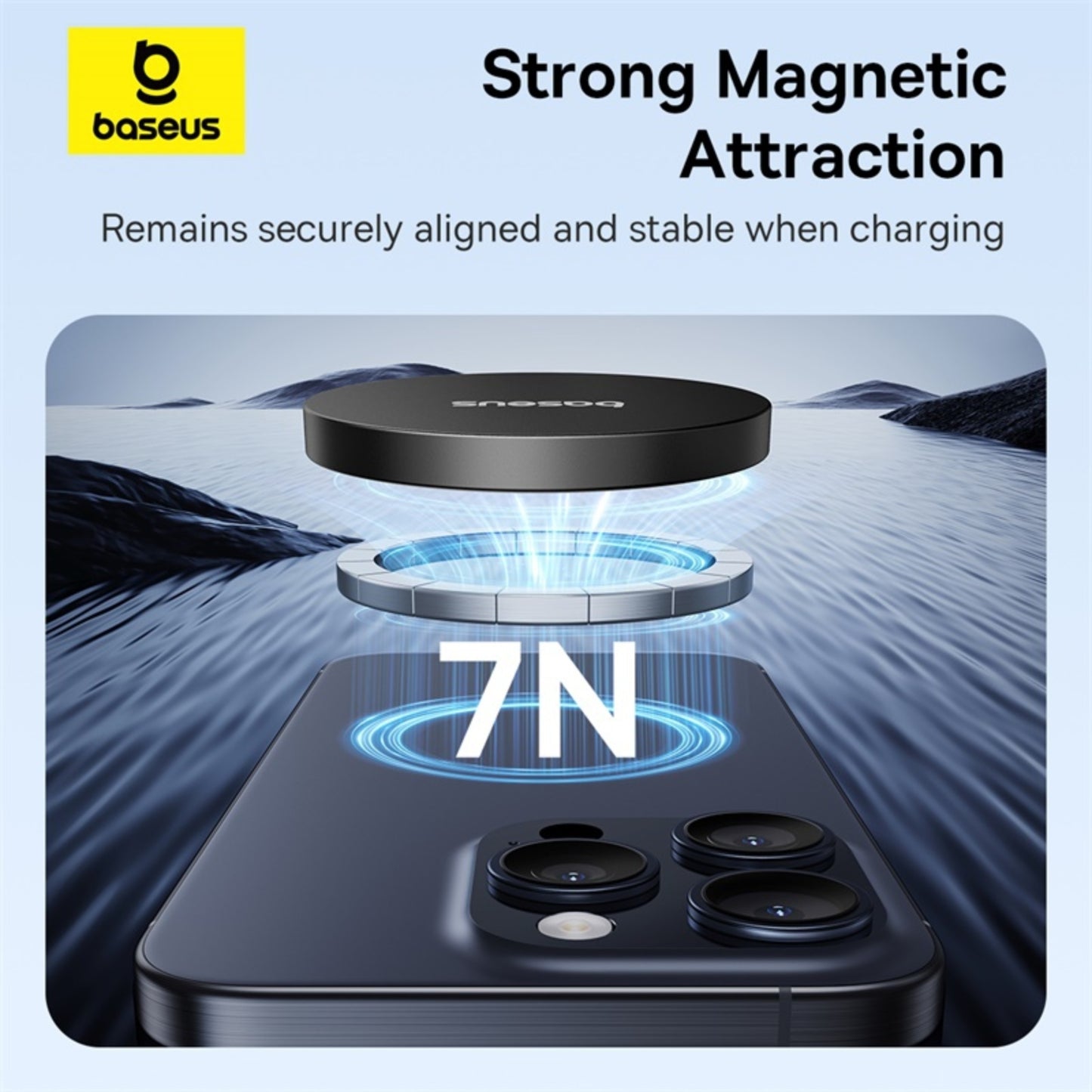 Baseus Simple Mini4 Air Magnetic Wireless Charger Qi2 15W