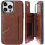 Hanman Back Flip Leather Wallet Shockproof Cover Case For Iphone 14 Pro