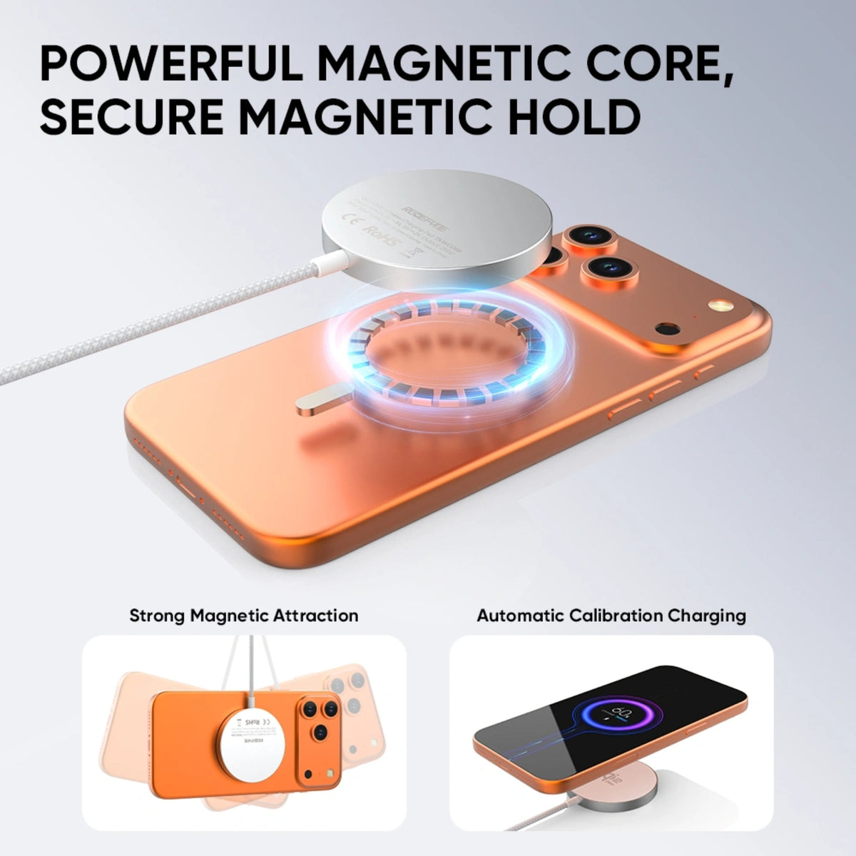 REDEFYNE Qi2.2 25W Magnetic Wireless Charging Pad - Silver - MyMobile