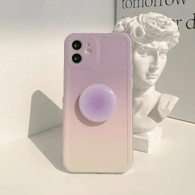 Korea Ins Gradient Silicone Mobile Phone Case Online Only