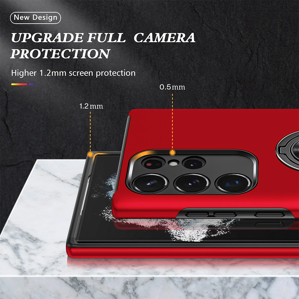 Magnetic Ring Holder Shockproof Case Cover for Samsung Galaxy S24 Ultra