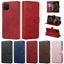 Classic Calf Pattern Solid Color Leather Phone Case For Samsung Galaxy A series