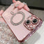 All-inclusive Rhinestone Magnetic Phone Case For iPhone 16