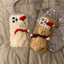 Christmas Bear Plush Mobile Phone Case For iPhone 14