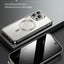 Anti-Privacy Metal Buckle Magnetic Support Wireless Charging Double-Sided Lens For iPhone 15