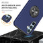 Magnetic Ring Holder Shockproof Case Cover for Samsung Galaxy S24 FE