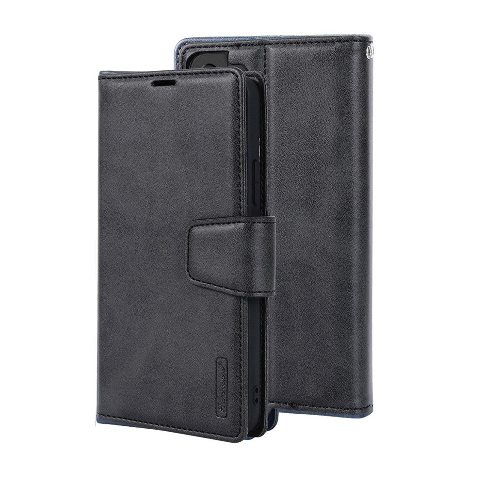 Hanman 2 in 1 Detachable Flip Leather Wallet Case With Magnetic Ring for Samsung Galaxy S24 Plus