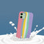 Liquid Silicone Bag Pc Rainbow Mobile Phone Case - MyMobile