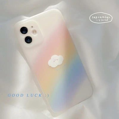 New Original Small  Rainbow Phone Case All-inclusive Matte Online Only