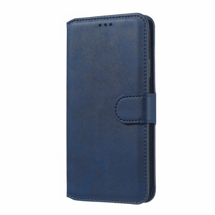 Classic Calf Pattern Solid Color Leather Phone Case For Samsung Galaxy A series