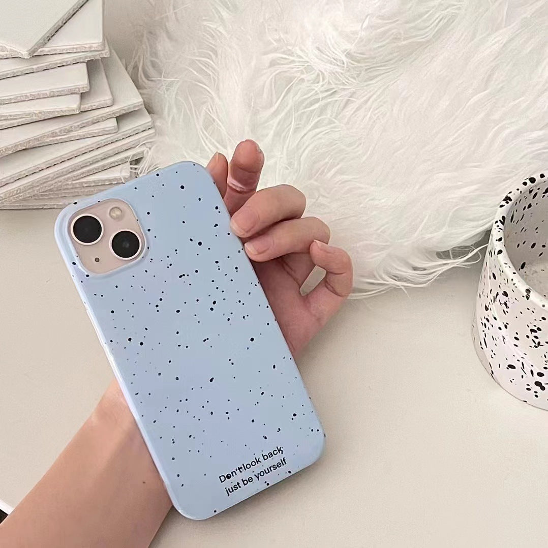 Simple Cream Splash Ink Mobile Phone Case For iPhone 14