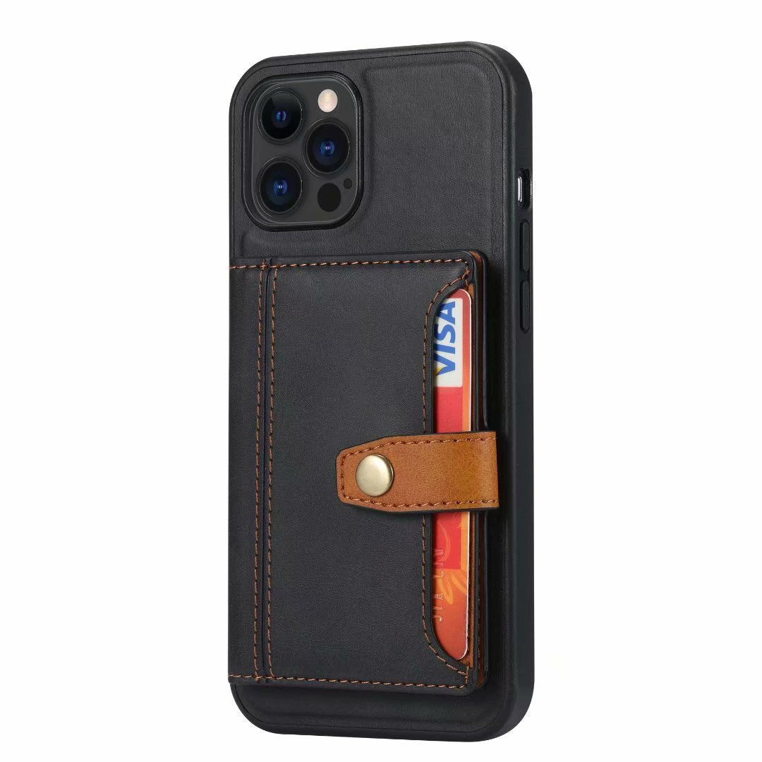 Fashion Personality Mobile Phone Card Leather Case - MyMobile