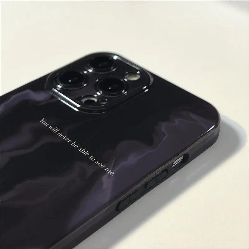 Black Fluid Dye Mobile Phone Case - MyMobile