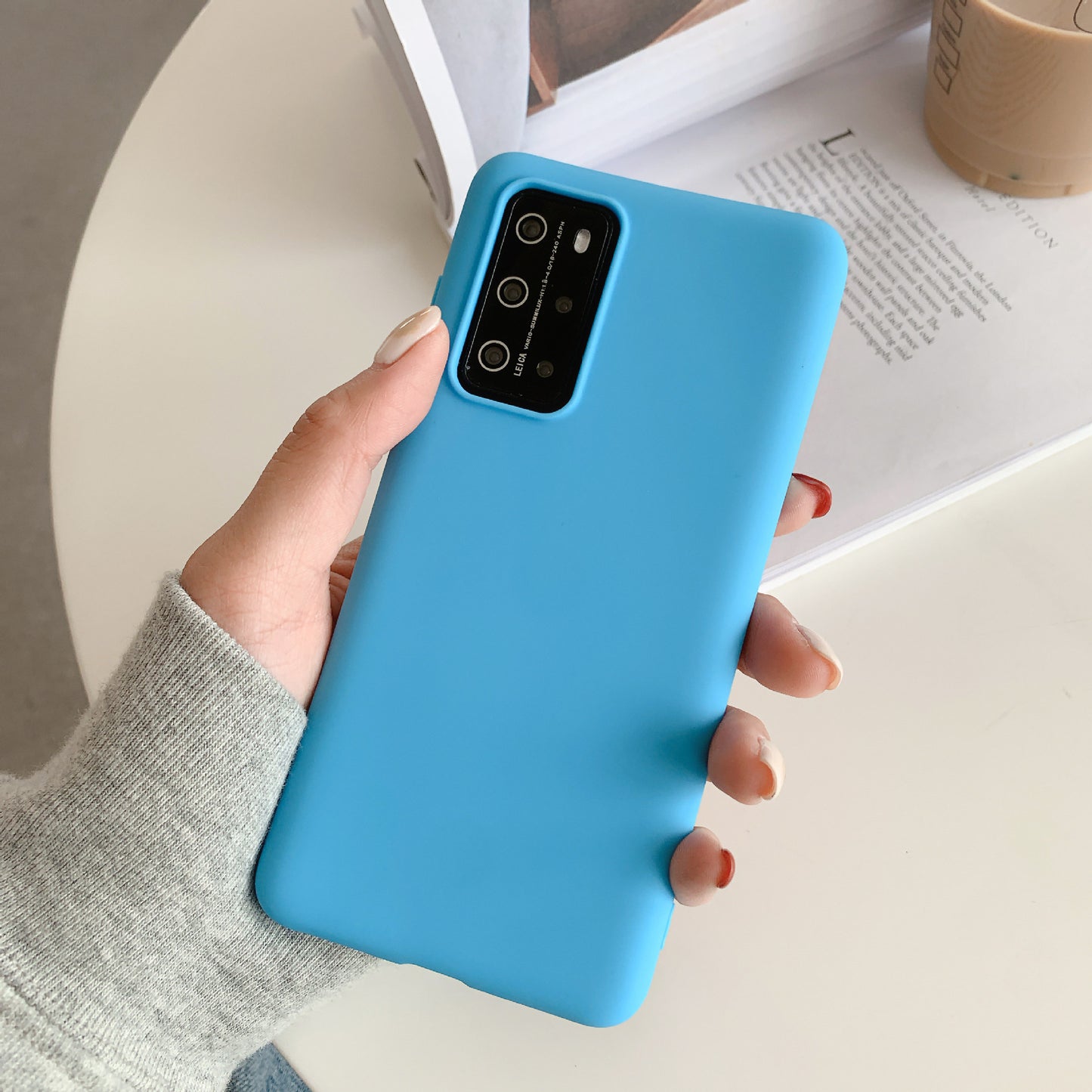 Candy color material solid color tpu all-inclusive shell For Samsung Galaxy S10