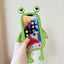 Funny Silicone 3D Frog Phone Case For IPhone 14 13 11 12 Pro Max XS XR X 7 8 Plus SE Cartoon Cute Shockproof Bumper Cover Online Only