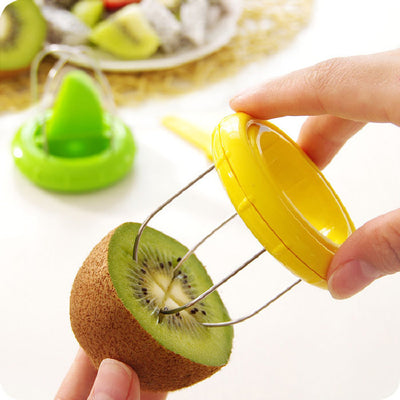 Mini Fruit Kiwi Cutter Peeler Slicer Kitchen Bar Supplies Gadgets Tools For Pitaya Vegetable Fruit Tools Shredders Slicers