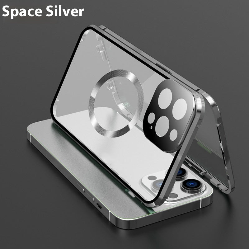 Magnetic Metal Goggles All-inclusive Phone Case For iPhone 16