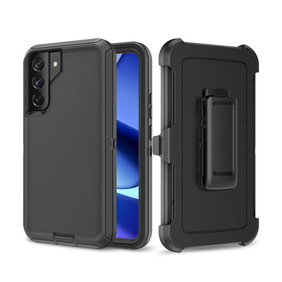 Shockproof Robot Armor Hard Plastic Case with Belt Clip for Samsung Galaxy S23 Plus