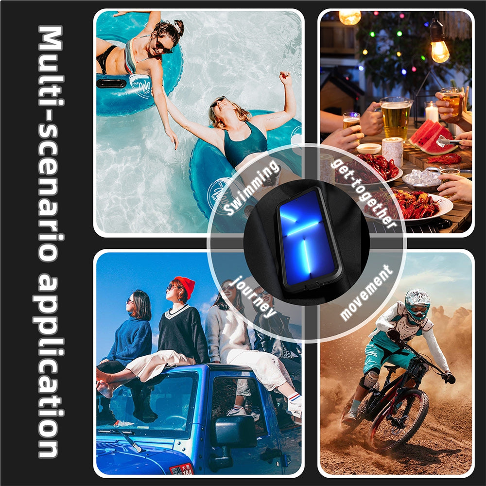 Redpepper Dot+ IP68 Waterproof Case Cover with Magnetic Ring for Samsung Galaxy S24 Plus