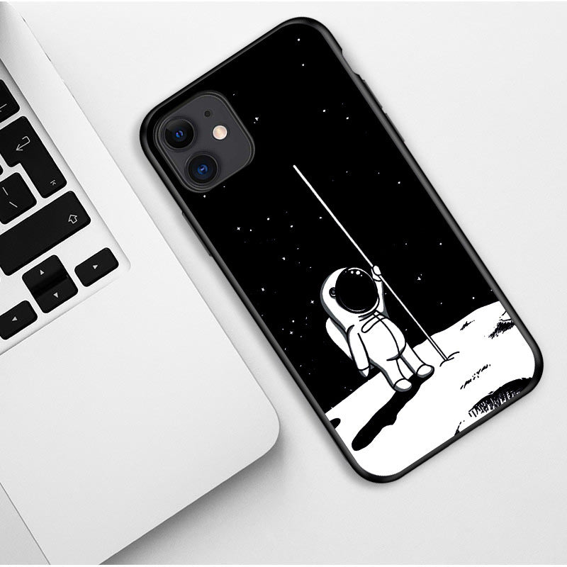 Simple starry astronaut in mobile phone case - MyMobile