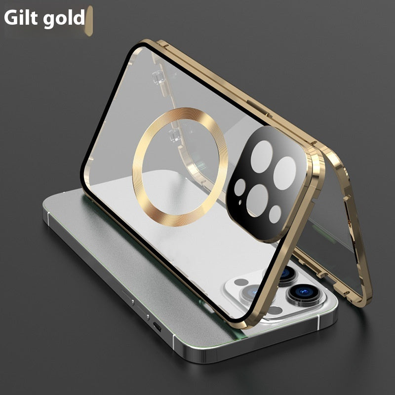 Magnetic Metal Goggles All-inclusive Phone Case For iPhone 16