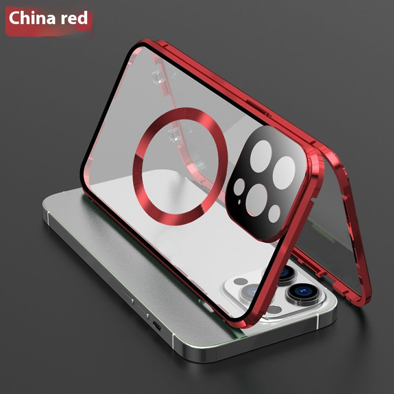 Magnetic Metal Goggles All-inclusive Phone Case For iPhone 16