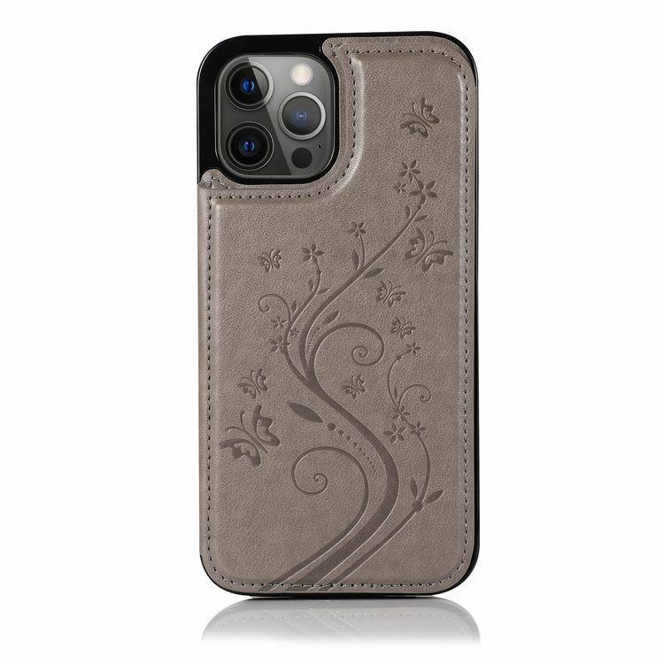 Butterfly Embossed Phone Case For iPhone 14