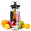 Water Fruit Bottle BPA Free Plastic Sport Fruit Infuser With Infuser Juice Shaker Drink Bottle Of Water