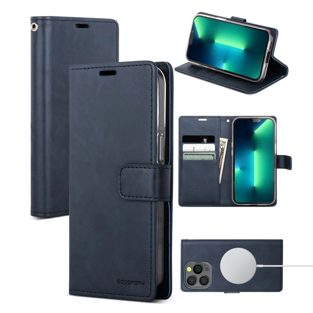 Mercury Blue Moon Diary Case With Magnetic Ring for Samsung Galaxy S24 FE