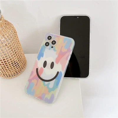 Compatible with Apple, Compatible with Apple , Suitable For IPhone12ProMax Mobile Phone Case Apple 11 Camouflage Smiley Face TPU Expression All-inclusive Protective Cover Soft Shell Online Only