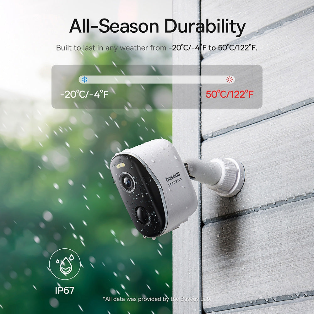 Baseus Security N1 Outdoor Camera 2K 2-Cam Kit